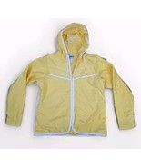Reebok Rain Shell Womens Butter Yellow Jacket With Hood Size Medium Wind... - €12,85 EUR