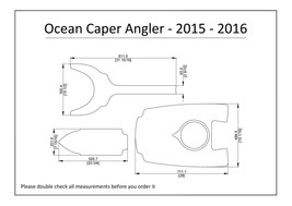 2015-2016 Ocean Caper Angler Kayak Boat EVA Foam Deck Floor Pad Flooring - £157.38 GBP