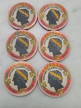 Lot Of 6 Caesars Atlantic City NJ  Casino Chip  $5 - $24.74