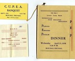 Pennsylvania State Education Association Program &amp; Menu Blue Ball Fire H... - $47.52