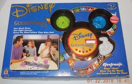 2001 Electronic Disney GuessWords Game Guess Words Trivia Mattel 100% Complete - £18.77 GBP