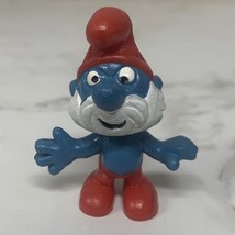 Vintage Smurfs Papa Smurf 1969 Peyo Schleich Figure - $9.89
