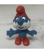 Vintage Smurfs Papa Smurf 1969 Peyo Schleich Figure - $13.86 CAD