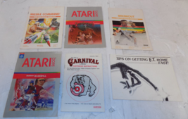 Lot of 6 Vintage 1980&#39;s Atari Video Game Instruction Booklets - $455.93 MXN