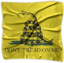 3 Pack Gadsden Tea Party Rattlesnake Yellow 100% Cotton Bandana 22&quot;X22&quot; ... - £15.70 GBP