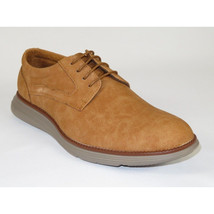 Men's Adolfo Shoes Soft Comfortable Dress Casual Light Weight Lace Up 3240 Tan image 2