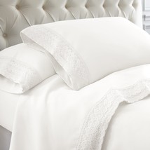 Modern Threads Soft Microfiber Crochet Lace eets - Luxurious Microfiber Bed - £27.04 GBP