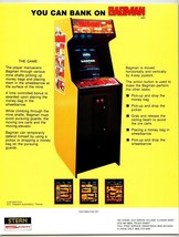 Bagman Arcade Flyer 1983 Original Retro Video Game Maze Mine Shafts Art Vintage - £18.66 GBP