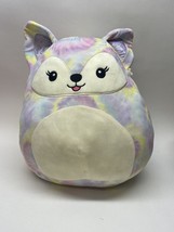 Squishmallows Over the Rainbow Squad 12&quot; Felexine the Fox Easter Plush Doll - £13.23 GBP