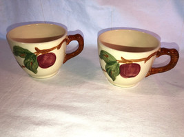 2 Franciscan Red Apple Tea Cups Mint Lot J - $9.99
