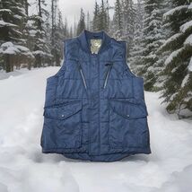 Jordan Craig Legacy Edition Puffer Vest Mens Sz Medium Navy Blue Outdoor... - $39.60