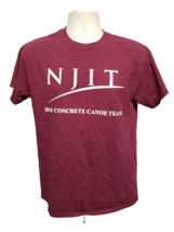 2016 New Jersey Institute of Technology Canoe Team Adult Medium Burgundy TShirt - £15.27 GBP