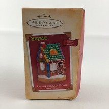 Hallmark Keepsake Christmas Ornament Crayola Crayons Gingerbread Home New 2004 - $26.05