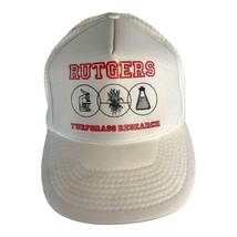 Rutgers Turf Grass Research Hat White VTG Trucker Mesh Farming Agriculture Hat - £43.85 GBP