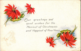 Christmas Greeting Antique Postcard Owen Card Publishing Posted 1918 WWI... - £6.36 GBP