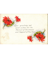 Christmas Greeting Antique Postcard Owen Card Publishing Posted 1918 WWI... - £6.37 GBP