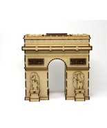 3D Puzzle | Arc de Triomphe Replica 3D Puzzle | 3mm MDF Wood 3D Puzzle  - $31.00