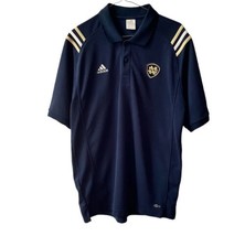 Adidas Notre Dame Fighting Irish Polo Golf Shirt Climalite Blue Size M - £10.26 GBP