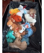 LOT OF 12 BEANIE BABIES LOT 13 TEENIE BEANIE BABIES LOT OF 8 OTHER STUFF... - $67.39 CAD