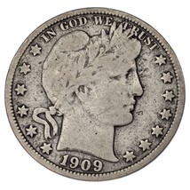 1909-O Barber 50C Demi Dollar Fin État, Naturel Couleur, Certains Tonifiant - $77.12