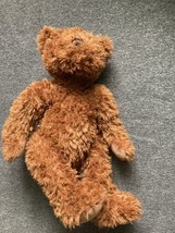 FAO Schwarz 10.5” Seated Plush Brown Teddy Bear – Non-Jointed - $15.47