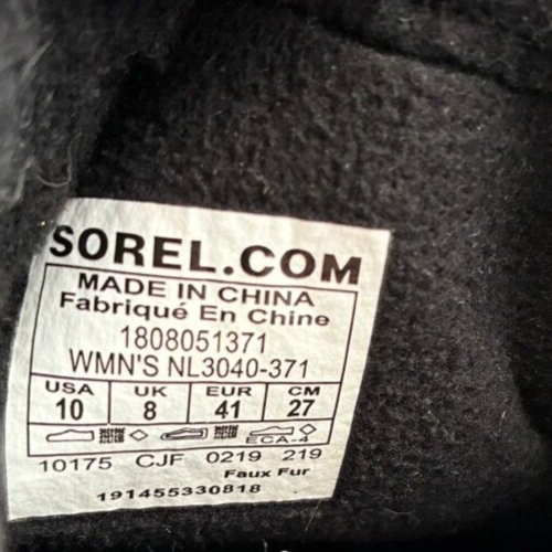 Sorel Women's Explorer Carnival Winter Ankle Boots Hiker Green X Black Size 10 Item image 9