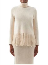 Zimmermann women's kaleidoscope tassel top in Ivory - size 0 - £343.20 GBP