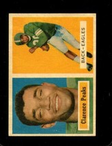 1957 TOPPS #37 CLARENCE PEAKS NM (RC) EAGLES *X79491 - £4.25 GBP