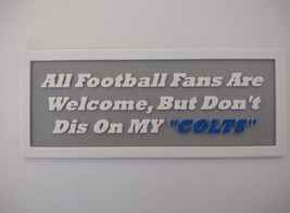 Indianapolis Colts Magnetic Fan Sign - $223.42 MXN
