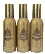 (3) Bath &amp; Body Works White Barn GOLDEN BERRY MISTLETOE Concentrated Roo... - £19.78 GBP