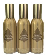 (3) Bath &amp; Body Works White Barn GOLDEN BERRY MISTLETOE Concentrated Roo... - £19.83 GBP