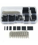 310Pcs 2.54mm Male Female Dupont Wire Jumper w/ Header Connector Housing... - $10.73 CAD