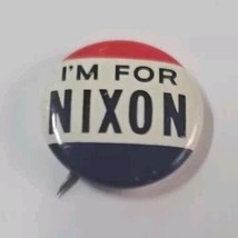 Vintage I&#39;m For Nixon, Pin/Button, 7/8&quot; - £2.63 GBP