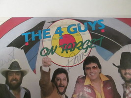 Vtg THE 4 GUYS “On Target&quot; Audiograph RARE AUTOGRAPHED 1983 Vinyl Record... - £28.60 GBP