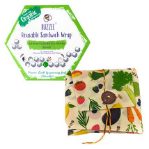 Buzzee Organic Beeswax Sandwich Wrap - Harvest - £21.74 GBP