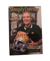 Dan Devine Signed Simply Notre Dame Fighting Irish HOF 2000 NCAA Vintage... - £45.30 GBP