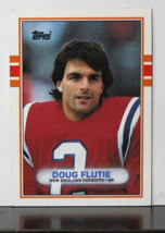 1989 Topps Football #198 Doug Flutie New England Patriots - £1.54 GBP