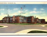 Harlan Scuola Wilmington Delaware De Lino Cartolina V22 - $4.04