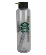 Starbucks Clear Plastic 24 OZ Water Bottle Purdue Boilermakers Logo Drin... - £13.09 GBP