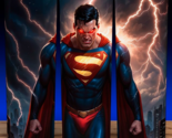 Superman Man of Steel Angry Comic Book Cup Mug  Tumbler 20oz with lid an... - $19.75