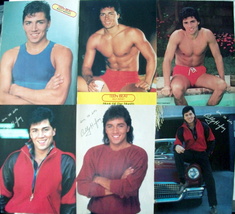 BILLY HUFSEY ~ Six (6) Color Vintage PIN-UPS, Fame, from 1984-1985 ~ Clippings - £6.69 GBP