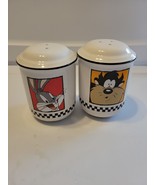 1993 Looney Tunes Tasmanian Devil TAZ &amp; Bugs Bunny Cartoon SALT &amp; PEPPER... - £17.86 GBP