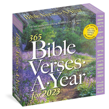 365 Bible Verses-A-Year Page-A-Day 2023: Timeless Words from the Bible to Guide - £28.49 GBP