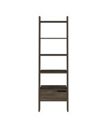 70&quot; Brown Five Tier Ladder Bookcase with A Drawer - $10,225.44 MXN