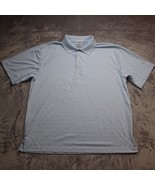 PGA Tour Performance Polo Shirt Adult Large Blue Casual Golf Golfing Mens - £20.48 GBP