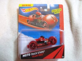 Hot Wheels Moto Track Stars. Team Red. 2013. Ages 3+. Unopened. - $25.00