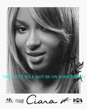 Ciara Signed Autographed 8x10 Rp Promotional Photo One Two Step 1 2  - £10.38 GBP