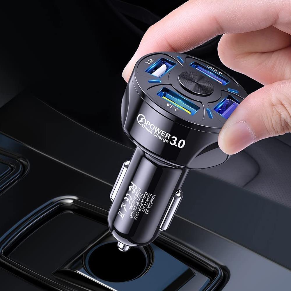 4 Port USB Car Charger Adapter - $16.97