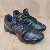 Nike Shox Womens Sneakers Sz 8.5 M Running Shoes Black Patent Athletic NZ - £83.81 GBP