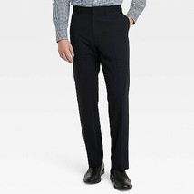 Men&#39;S Standard Fit Dress Pants - Black 36X32 - $29.99